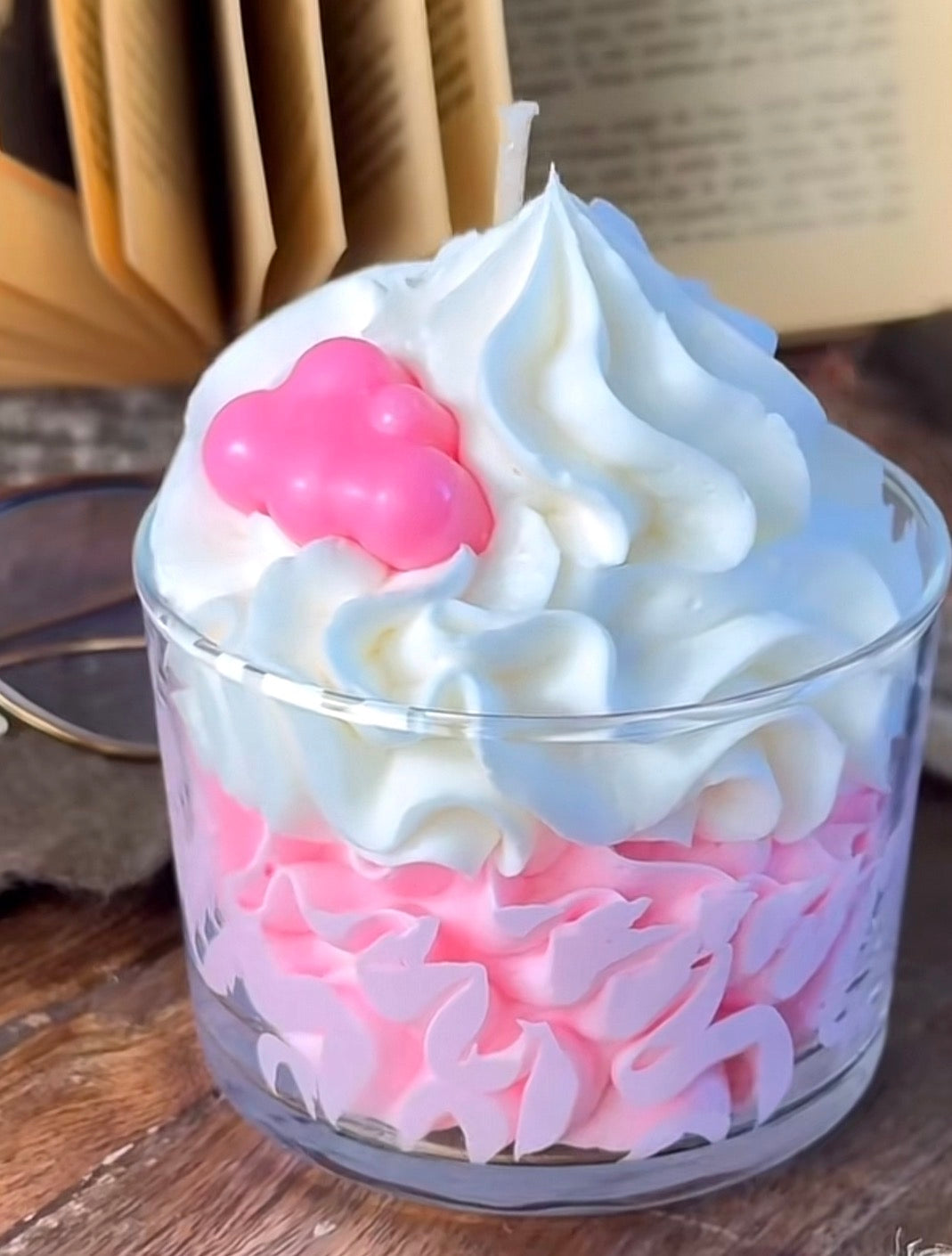 Bougie gourmande Barbe à Papa