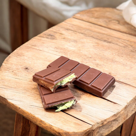 Savon tablette Chocolat / Pistache