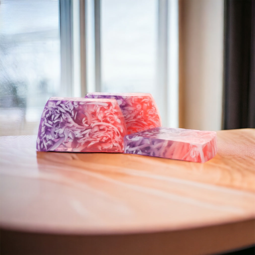 Tranche de savon Lilas