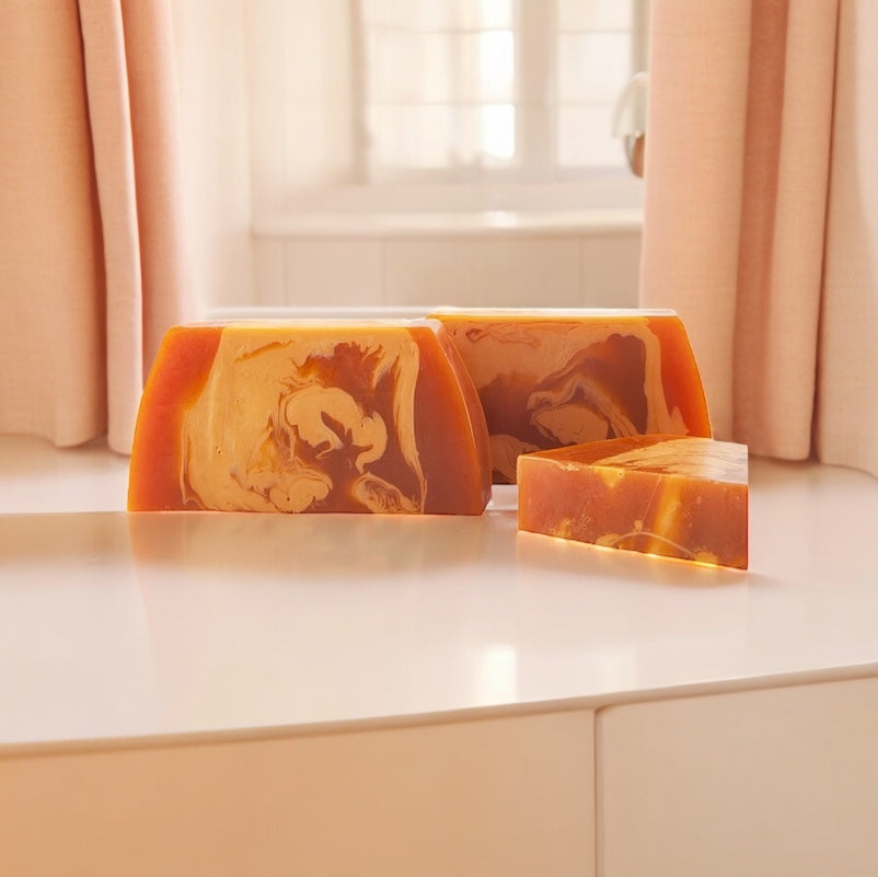 Tranche de savon Caramel