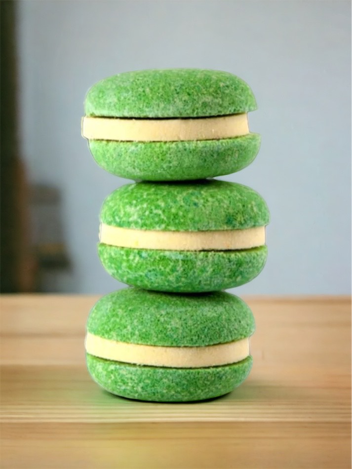 Macaron de bain Pomme