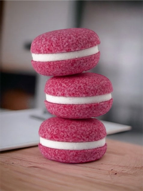 Macaron de bain Canneberge