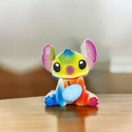 Bombe de bain multicolore