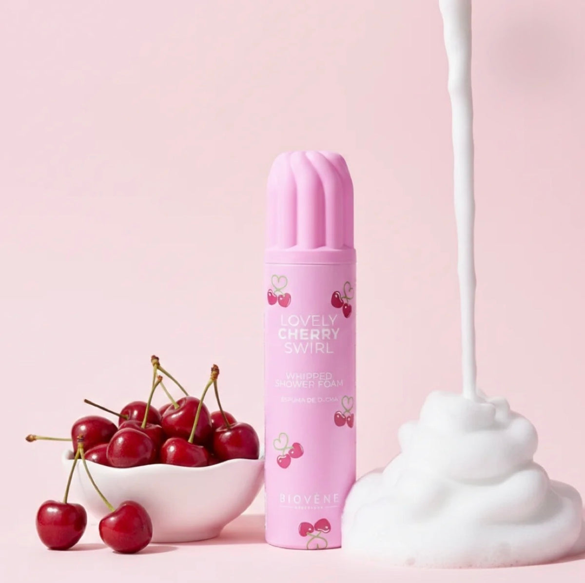 Mousse de douche Lovely Cherry Swirl