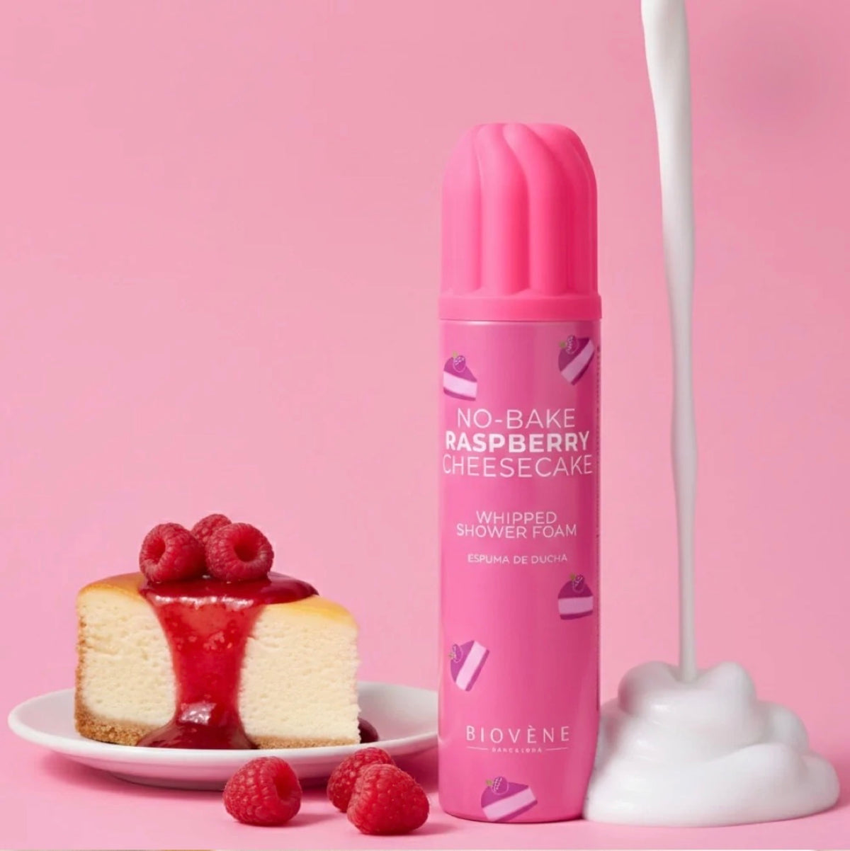 Mousse de douche Raspberry Cheescake
