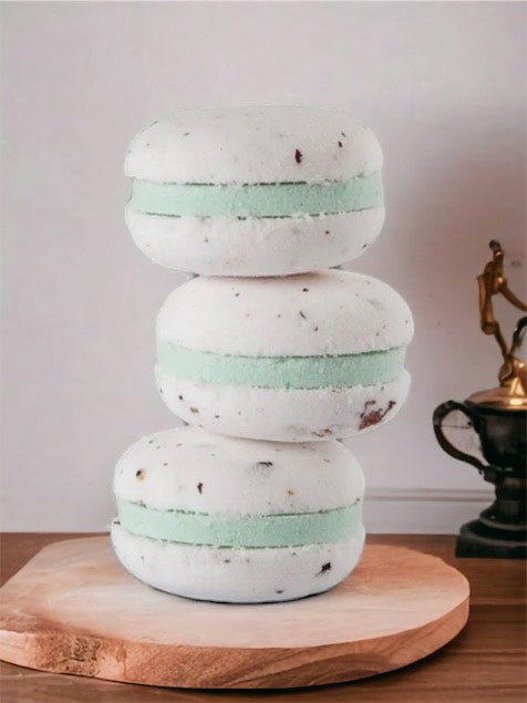 Macaron de bain Rose